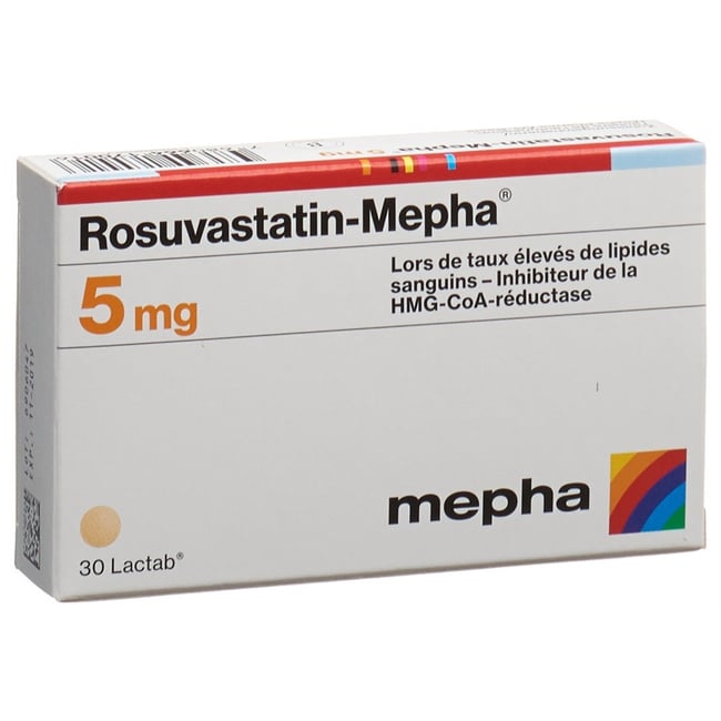 Rosuvastatin-Mepha 5 mg, Filmtablette