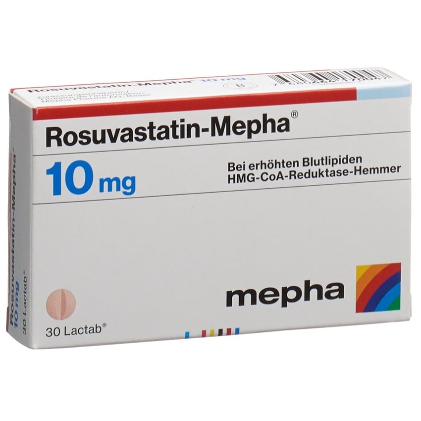 Rosuvastatin-Mepha 10 mg, Filmtablette