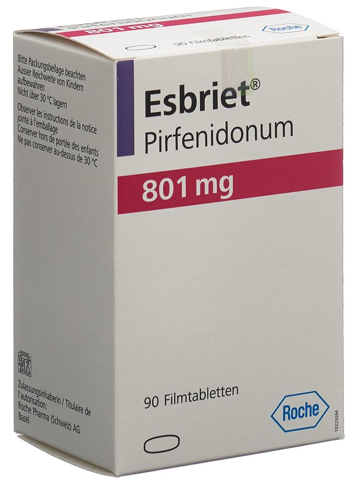 Esbriet 801 mg, Filmtabletten
