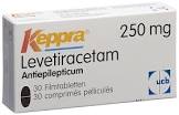 Lévétiracétam Spirig HC, cpr pell 250 mg (ancien), 30 pce