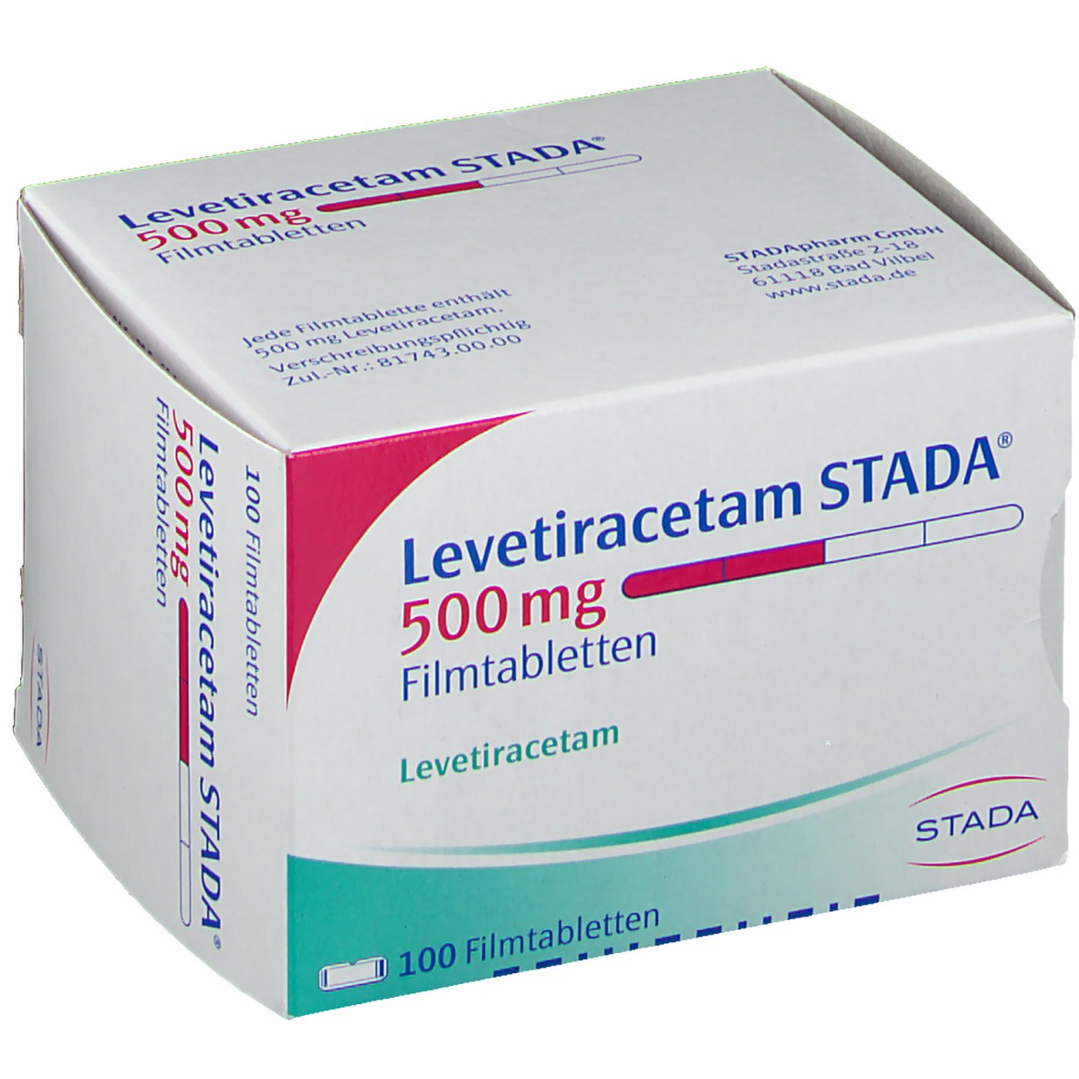 Levetiracetam Stada 500 mg, Filmtabletten