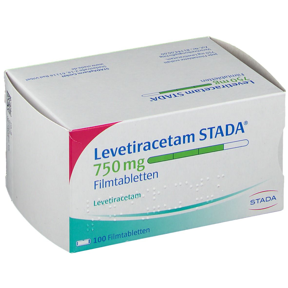Levetiracetam Stada 750 mg, Filmtabletten