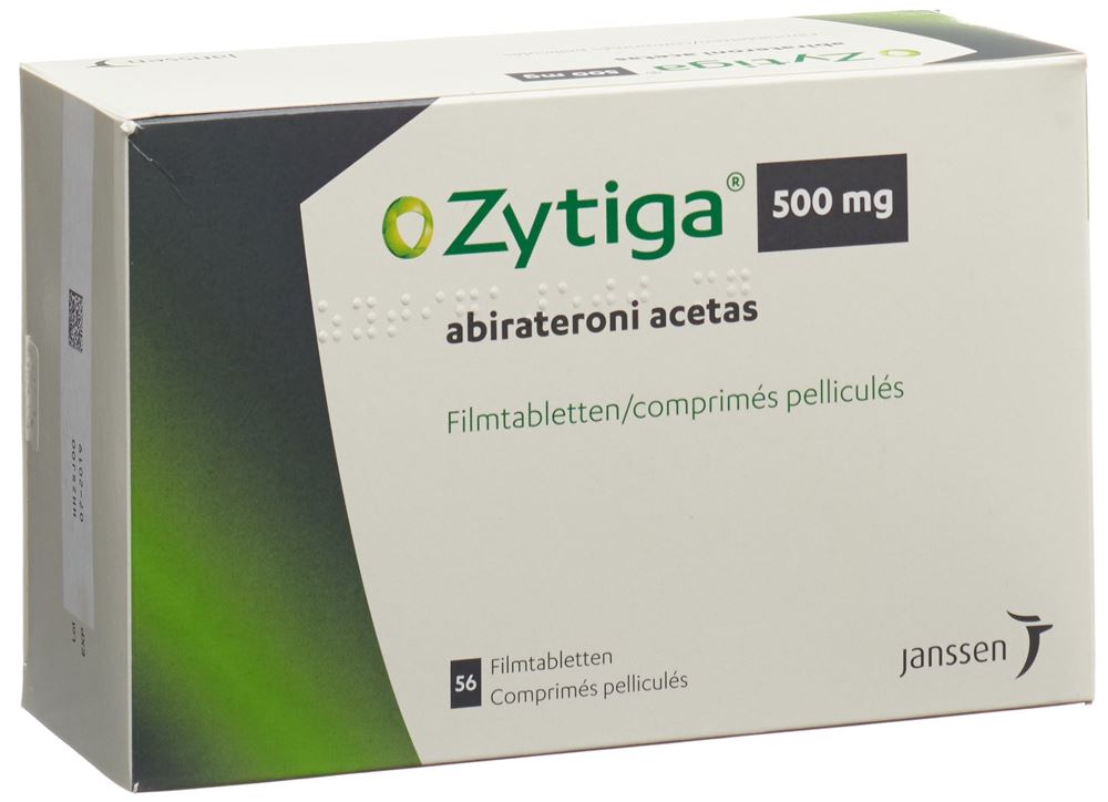 Zytiga 500 mg, Filmtabletten