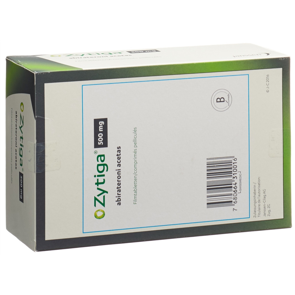 Zytiga 500 mg, Filmtabletten