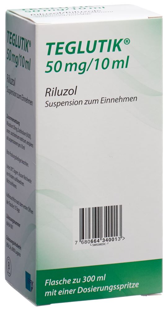 TEGLUTIK susp 50 mg/10ml buvable fl 300 ml