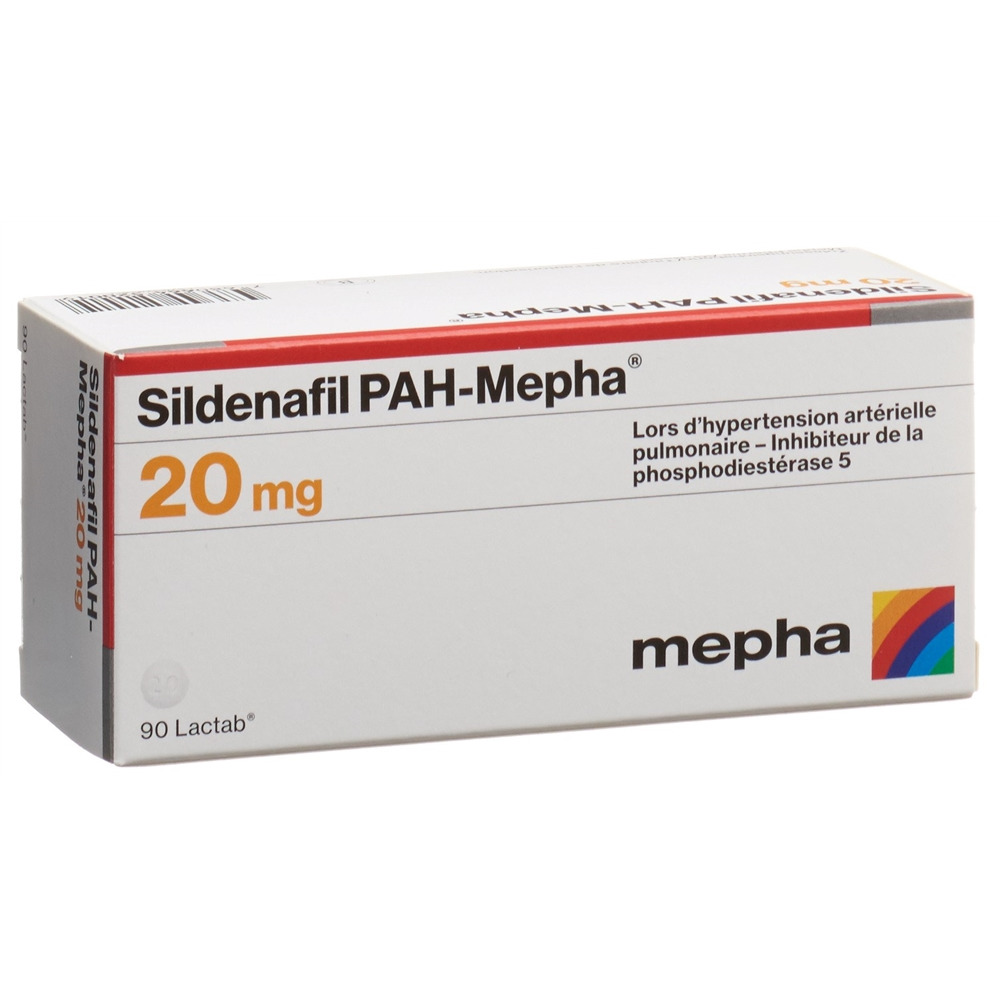 Sildenafil PAH-Mepha 20 mg, Filmtabletten