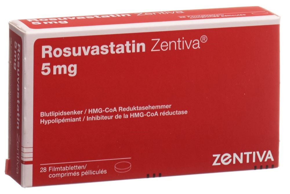 Rosuvastatin Zentiva 5 mg, Filmtabletten