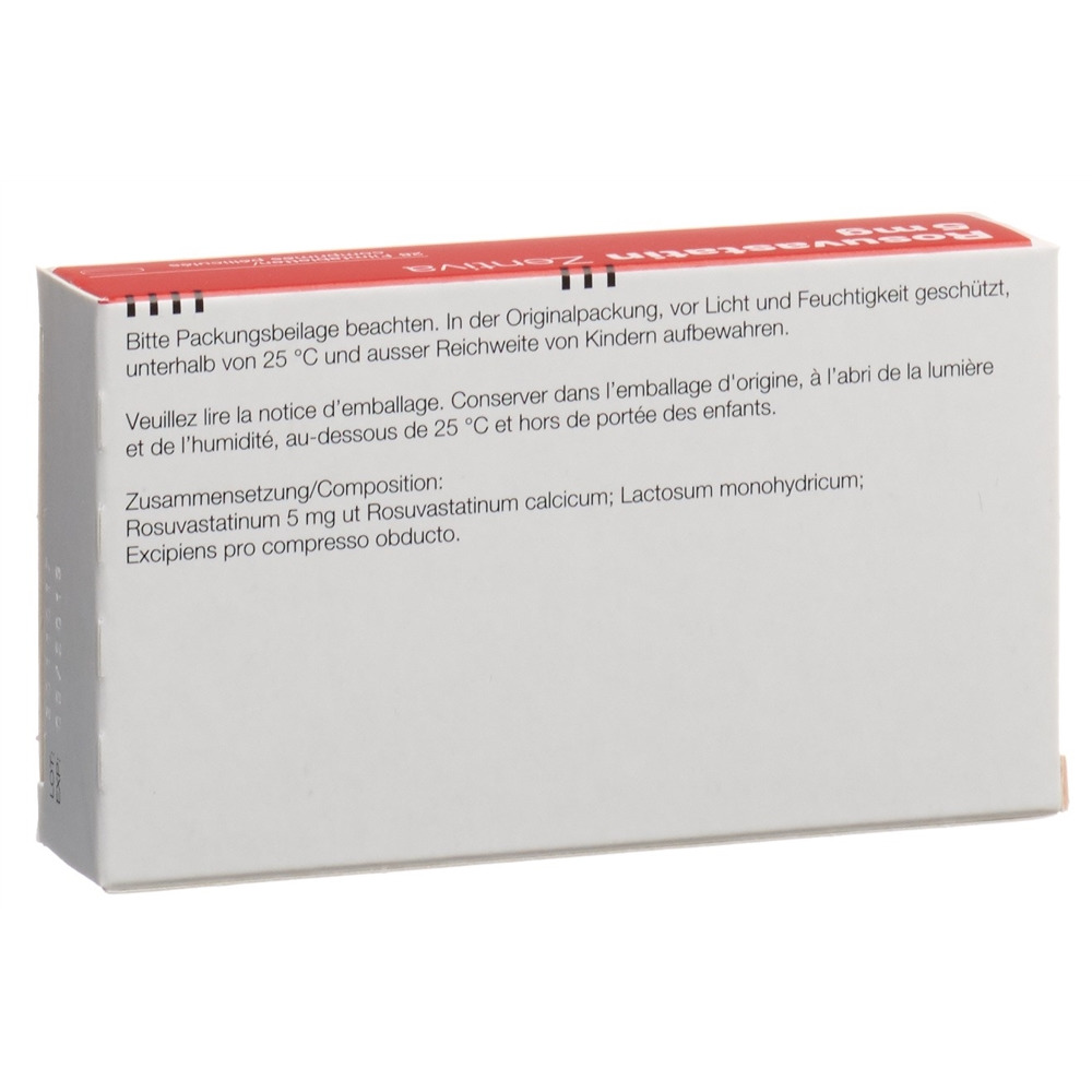 Rosuvastatin Zentiva 5 mg, Filmtabletten