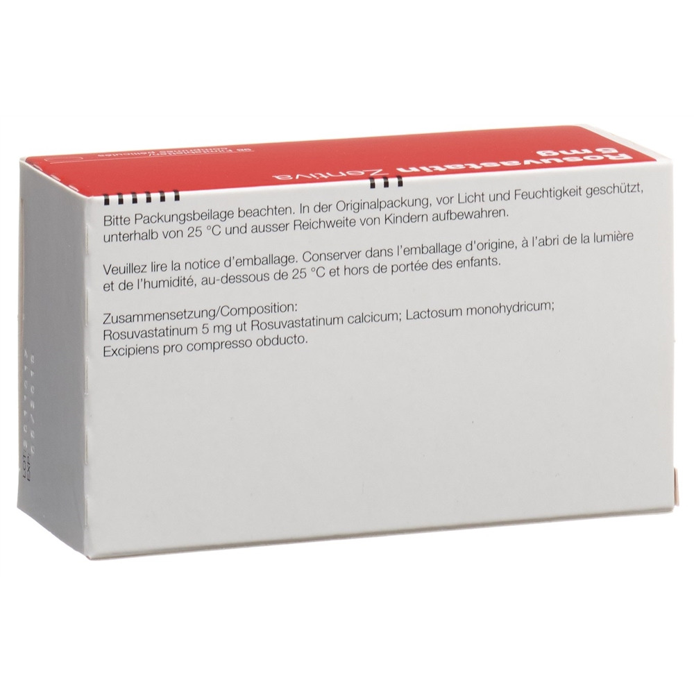 Rosuvastatin Zentiva 5 mg, Filmtabletten