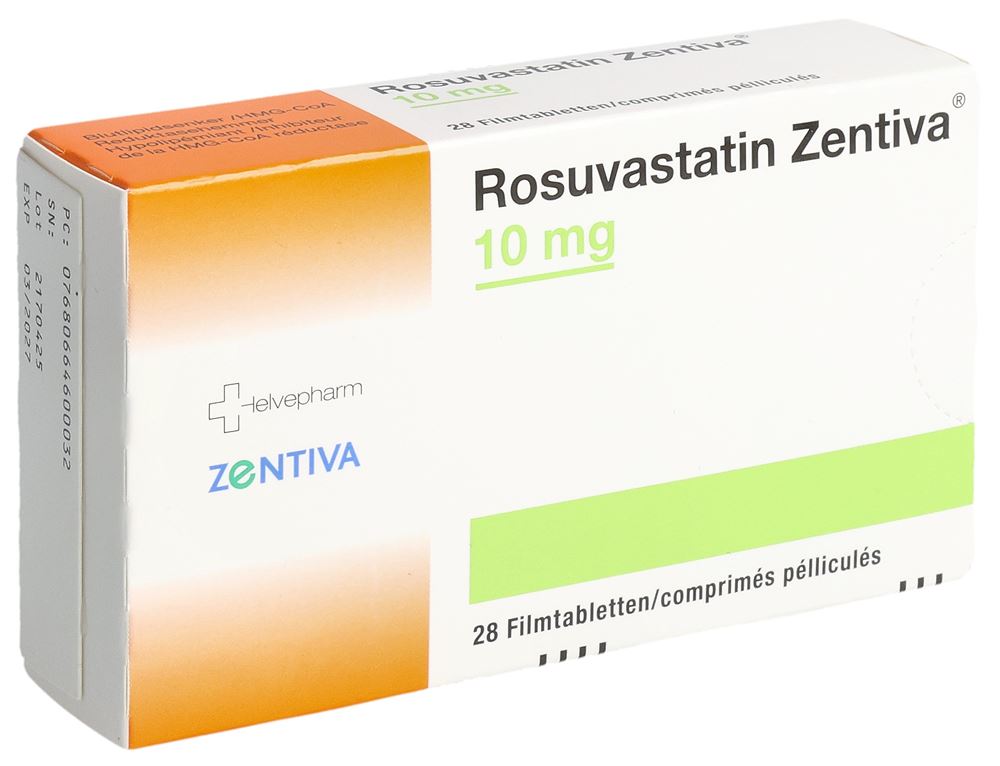 ROSUVASTATIN Zentiva cpr pell 10 mg 28 pce