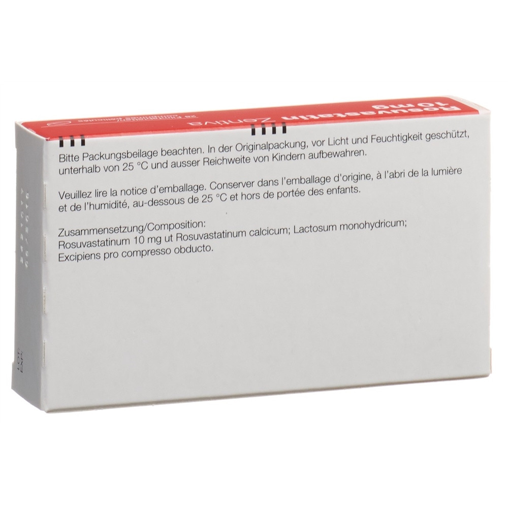 ROSUVASTATIN Zentiva cpr pell 10 mg 28 pce