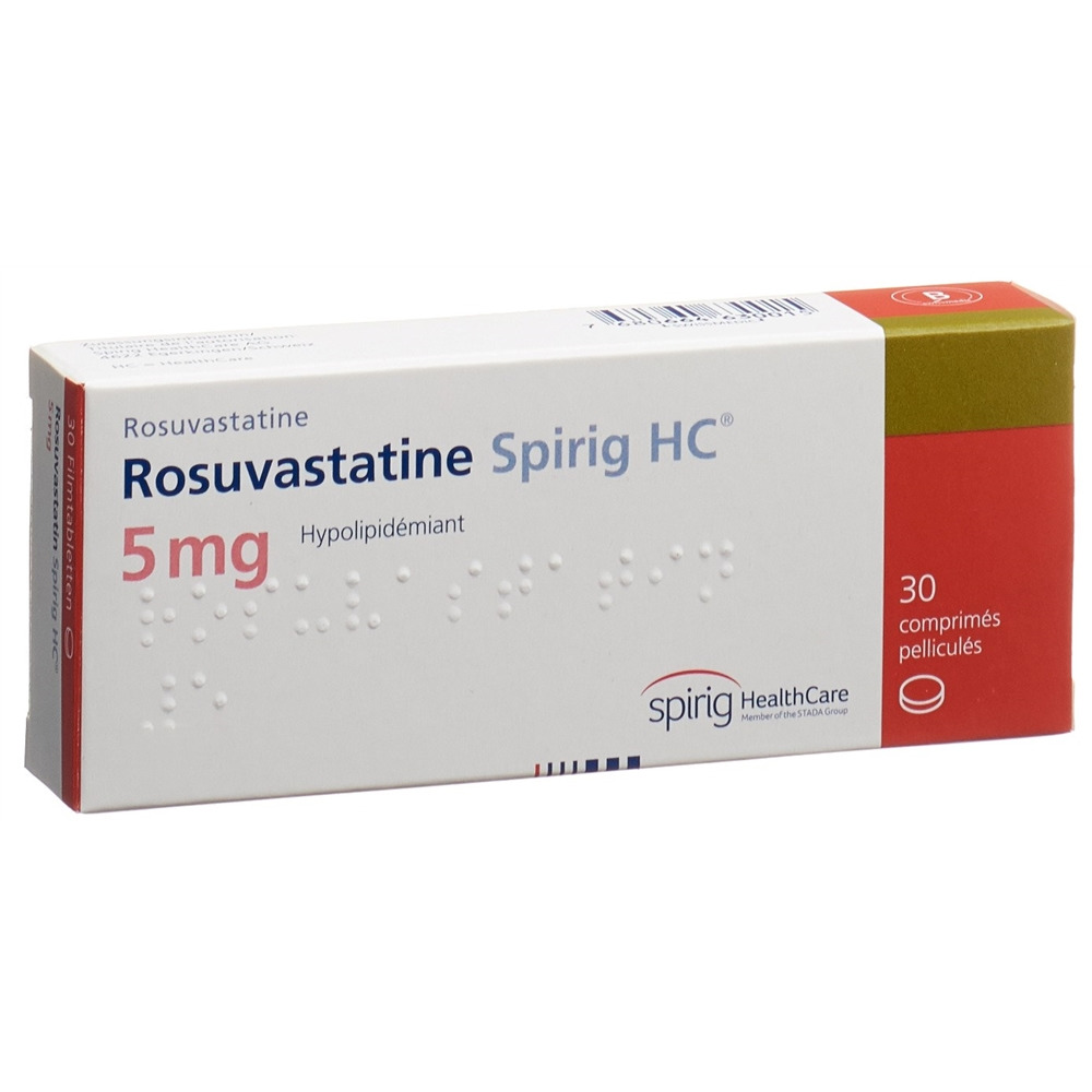 ROSUVASTATINE Spirig HC cpr pell 5 mg 30 pce