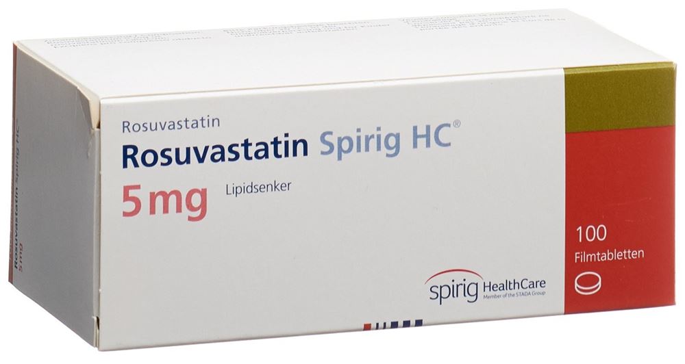 Rosuvastatin Spirig HC 5 mg, Filmtabletten
