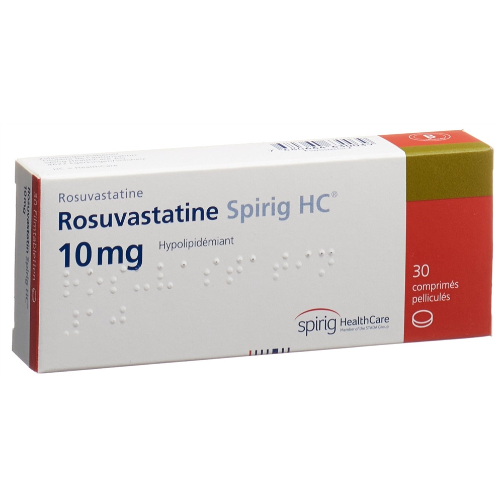 ROSUVASTATINE Spirig HC cpr pell 10 mg 30 pce