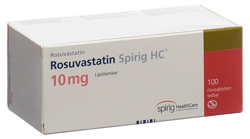 Rosuvastatin Spirig HC 10 mg, Filmtabletten