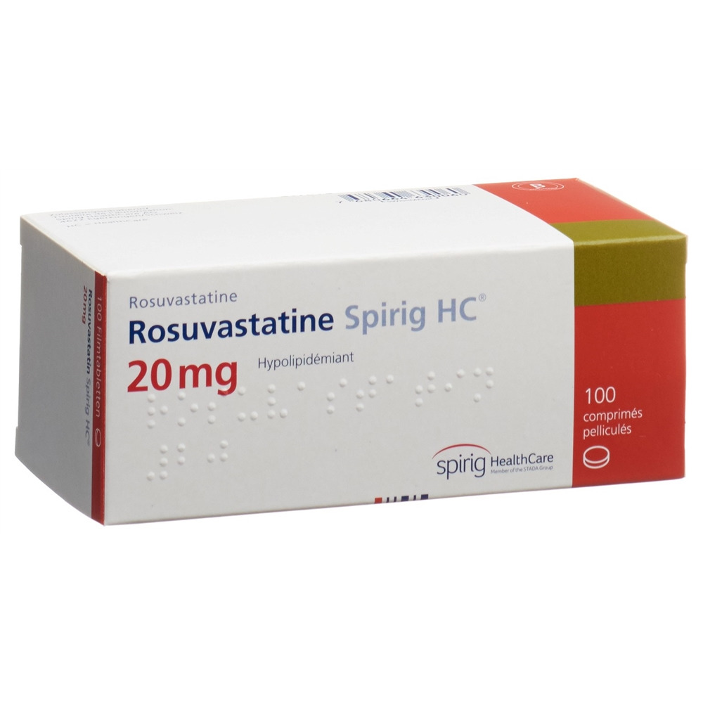 Rosuvastatin Spirig HC 20 mg, Filmtabletten