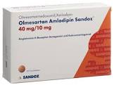 OLMESARTAN AMLODIPIN Sandoz 40/10 mg 98 pce
