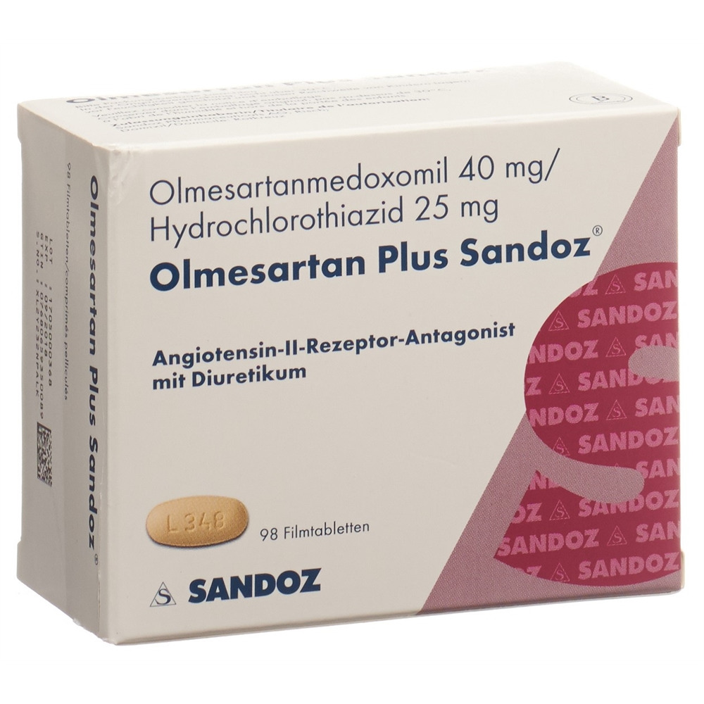 OLMESARTAN AMLODIPIN Sandoz 40/10 mg 98 pce