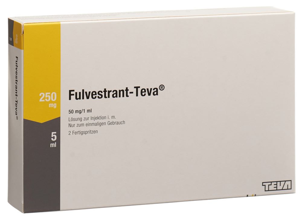 FULVESTRANT Teva sol inj 250 mg/5ml ser pré 2 pce