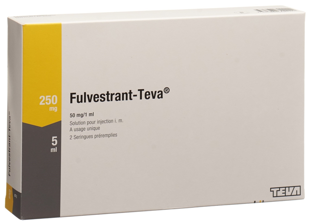 FULVESTRANT Teva sol inj 250 mg/5ml ser pré 2 pce