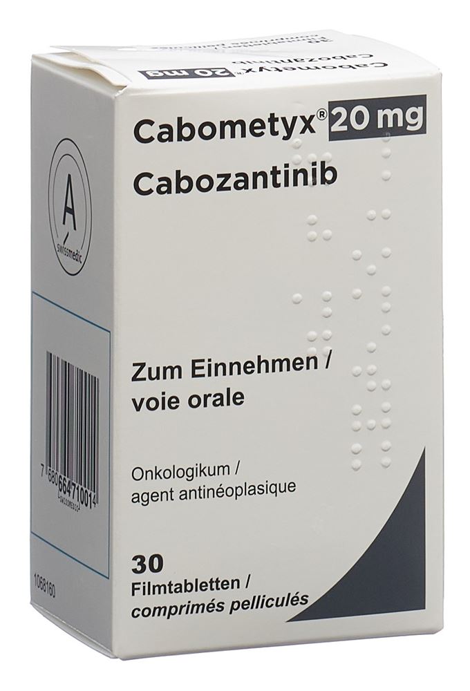 CABOMETYX cpr pell 20 mg bte 30 pce
