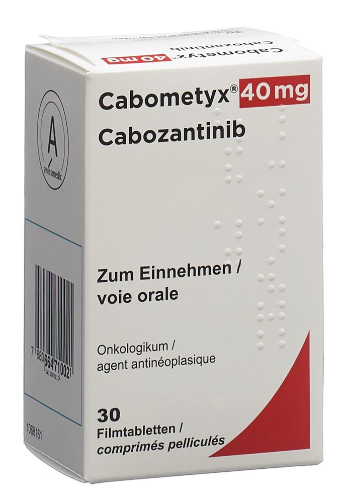 CABOMETYX cpr pell 40 mg bte 30 pce