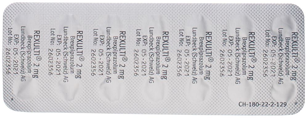 REXULTI cpr pellic 2 mg 28 pce