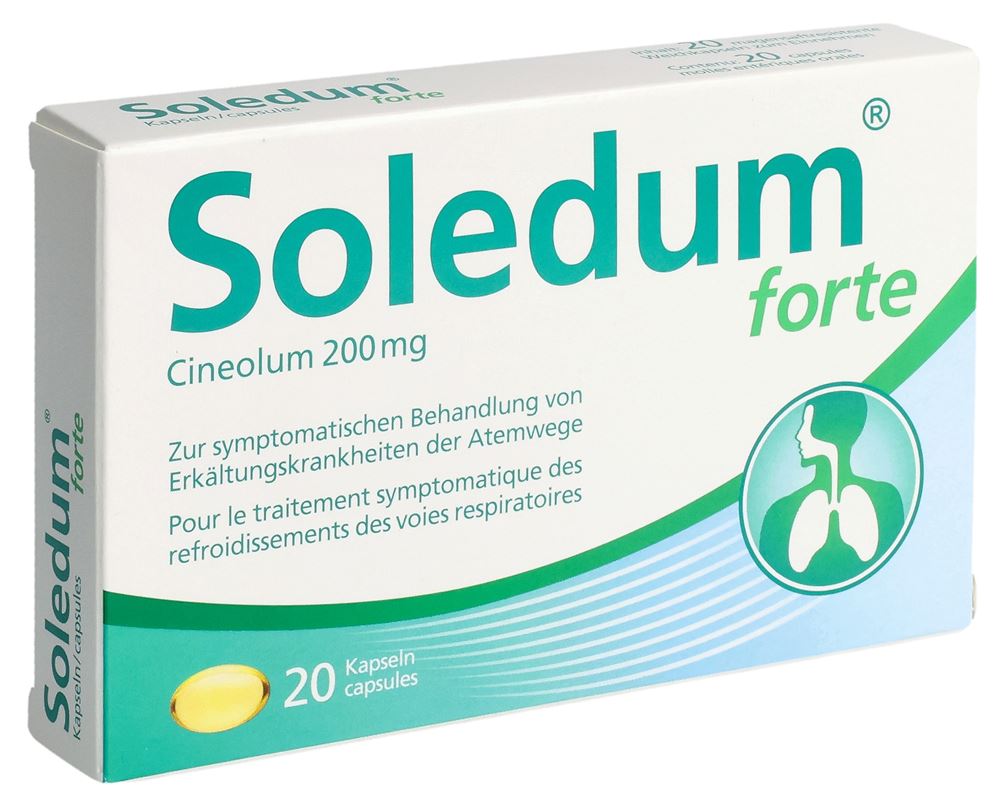 Soledum forte 200 mg, magensaftresistente Weichkapseln