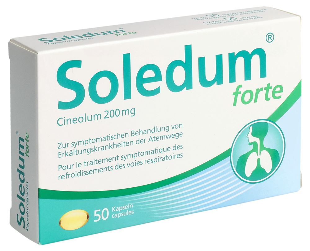 Soledum forte 200 mg, magensaftresistente Weichkapseln