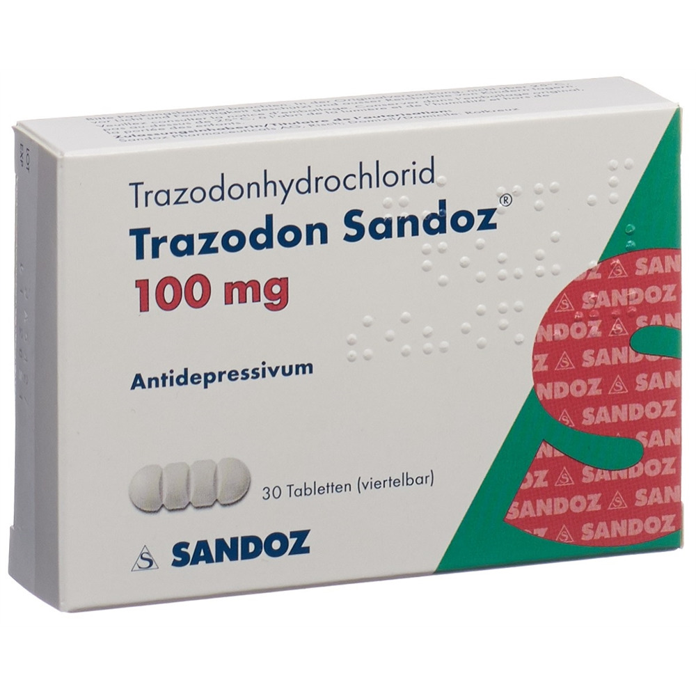 Trazodon Sandoz 100 mg, Tabletten