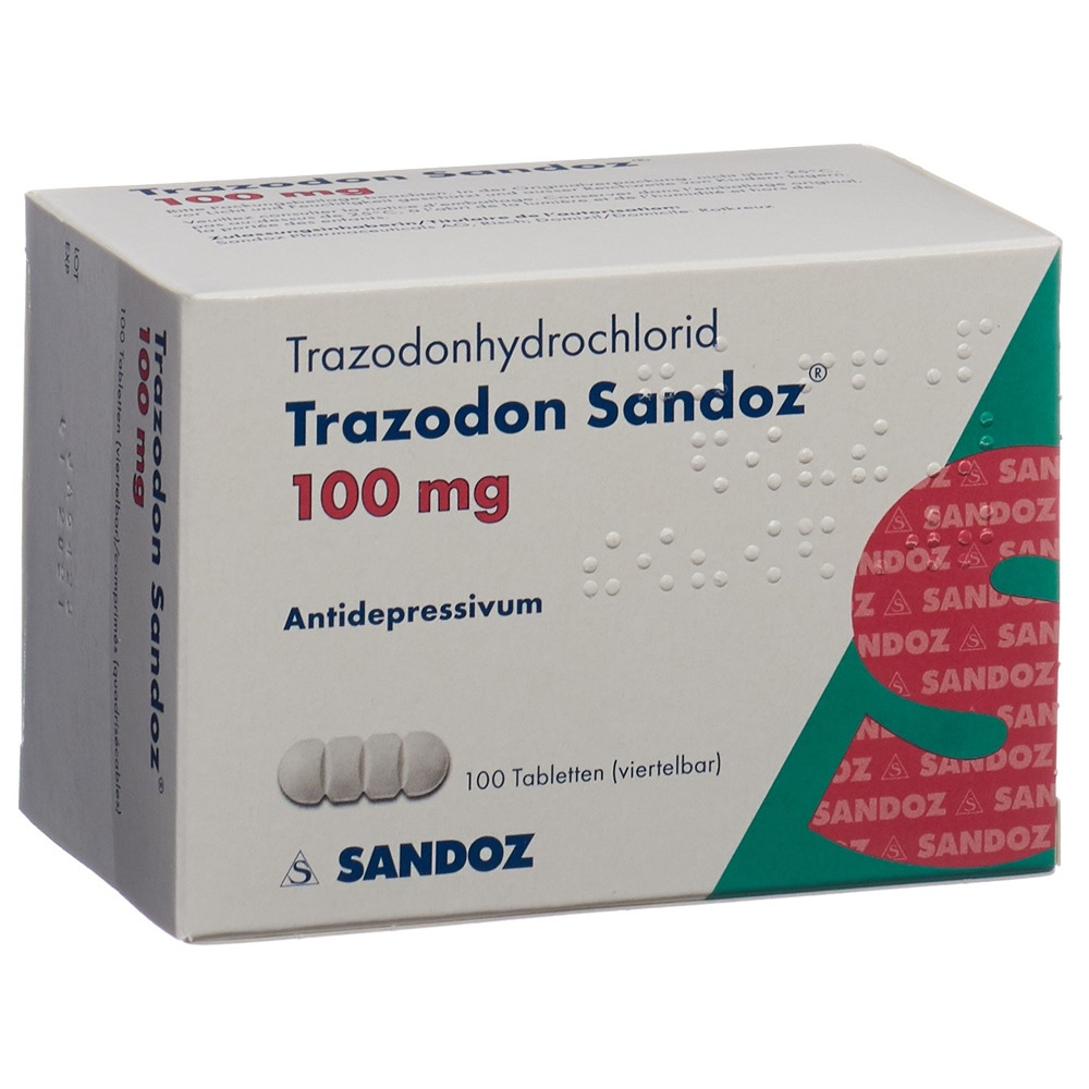 Trazodon Sandoz 100 mg, Tabletten