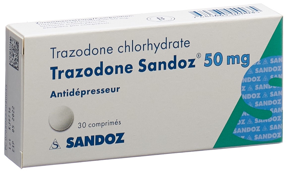 TRAZODONE Sandoz cpr 50 mg 30 pce
