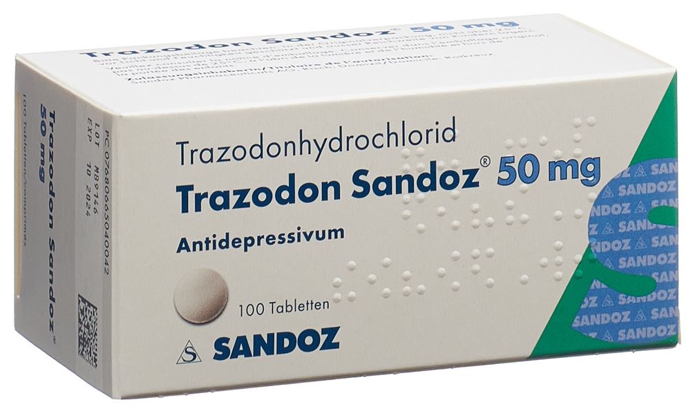 Trazodon Sandoz 50 mg, Tabletten