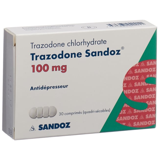 TRAZODONE Sandoz cpr 50 mg 100 pce