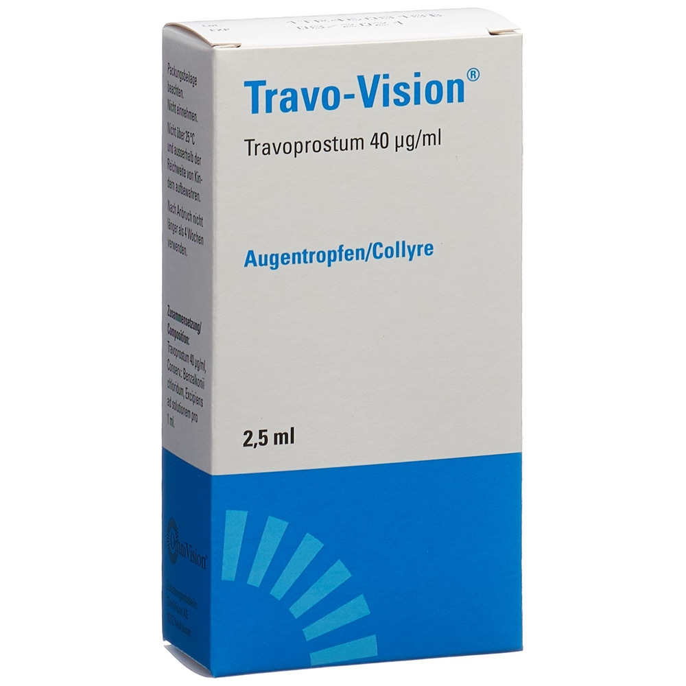 TRAVO-VISION gtt opht 40 mcg/ml fl 2.5 ml