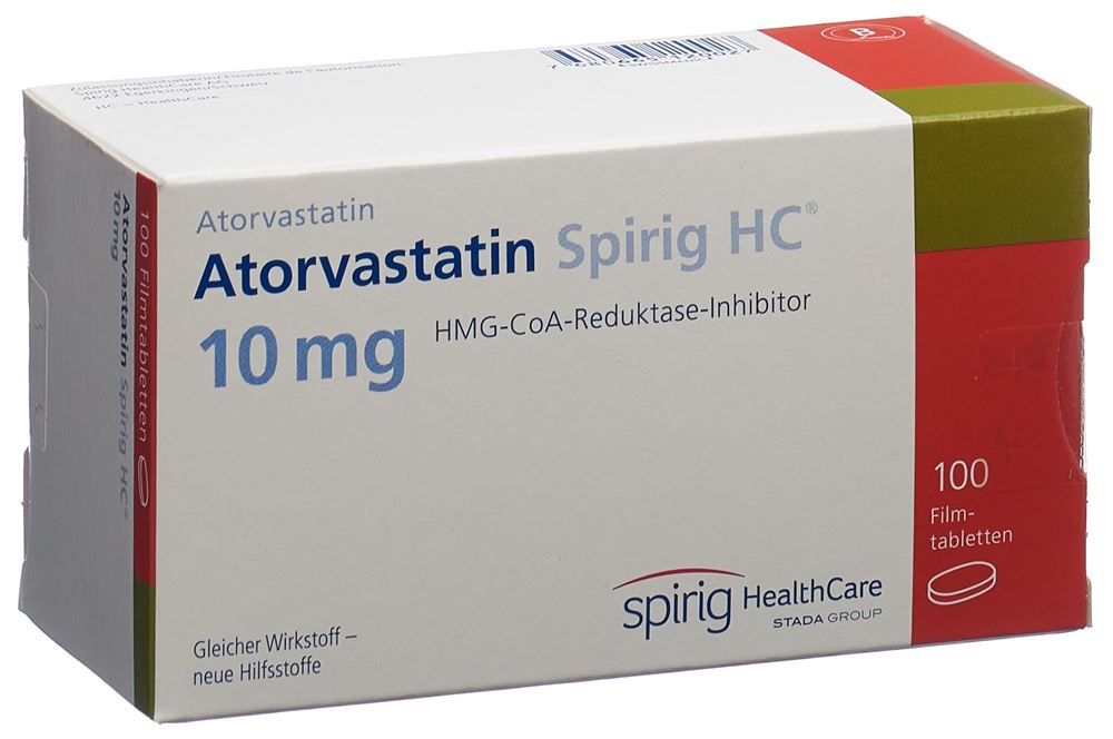 ATORVASTATINE Spirig HC cpr pellic 10 mg 100 pce