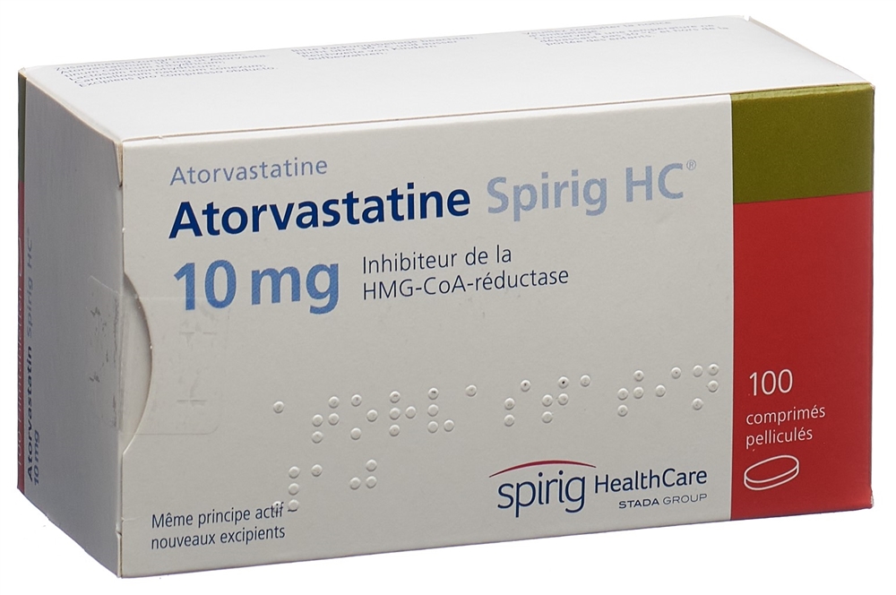 ATORVASTATINE Spirig HC cpr pellic 10 mg 100 pce