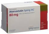 Atorvastatin Spirig HC 80 mg, Filmtabletten