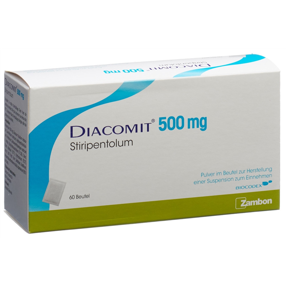 Diacomit 500mg, polvere per sospensione orale in bustine