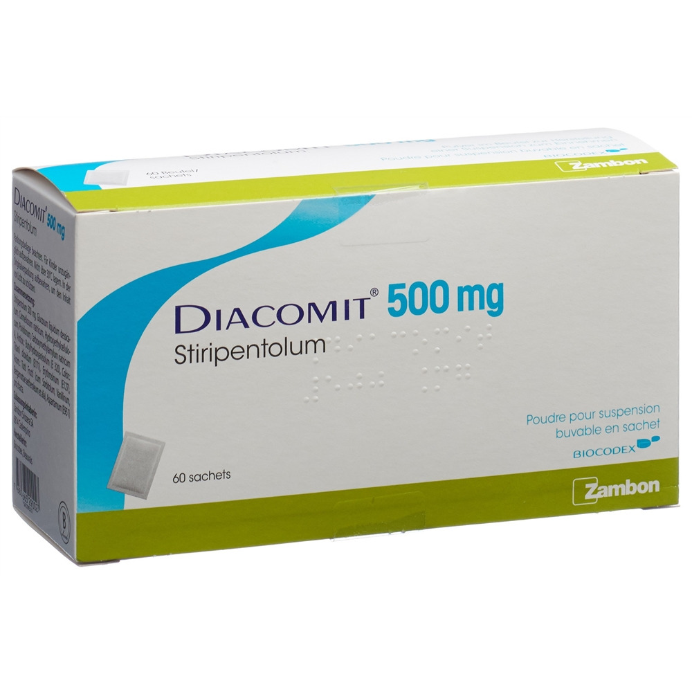 Diacomit 500mg, polvere per sospensione orale in bustine