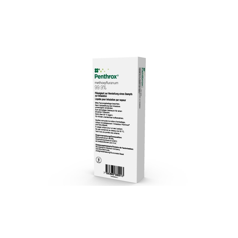 PENTHROX liq 99.9 % emballage combi fl 3 ml