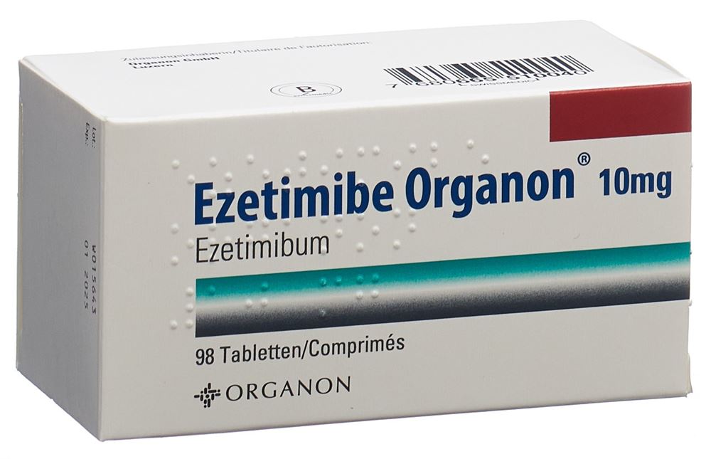 Ezetimibe Organon 10 mg, Tabletten