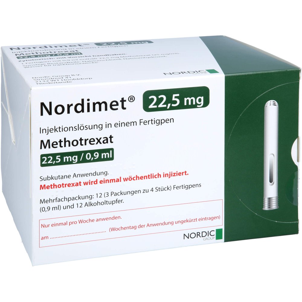 Nordimet 22.5 mg/0.9 ml, Injektionslösung im Fertigpen