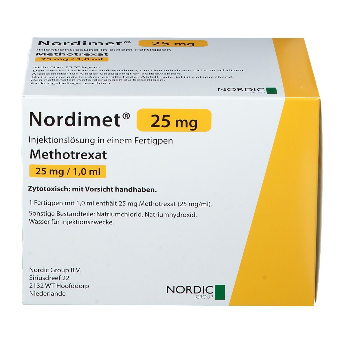 Nordimet 25 mg/1.0 ml, Injektionslösung im Fertigpen