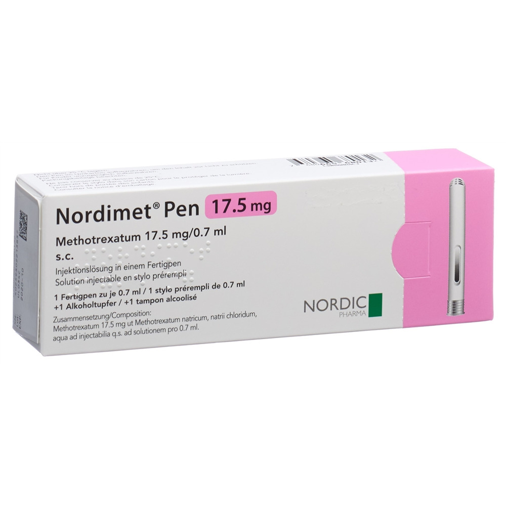 NORDIMET sol inj 17.5 mg/0.7ml stylo prérempli