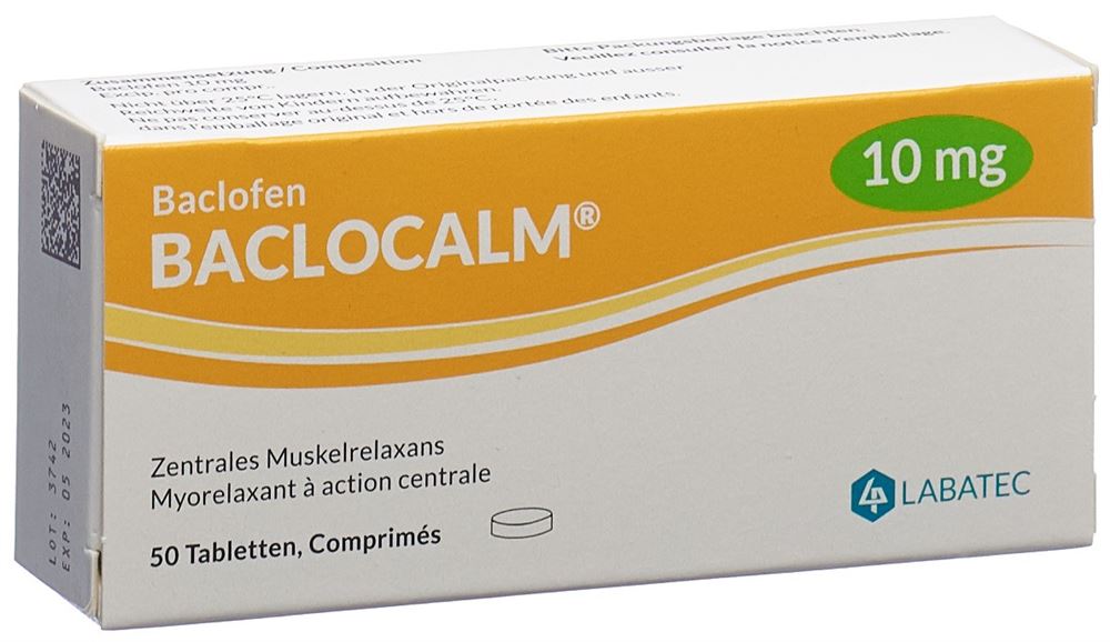 Baclocalm 10 mg, comprimés