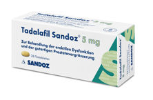 Tadalafil Sandoz 5mg, Filmtabletten