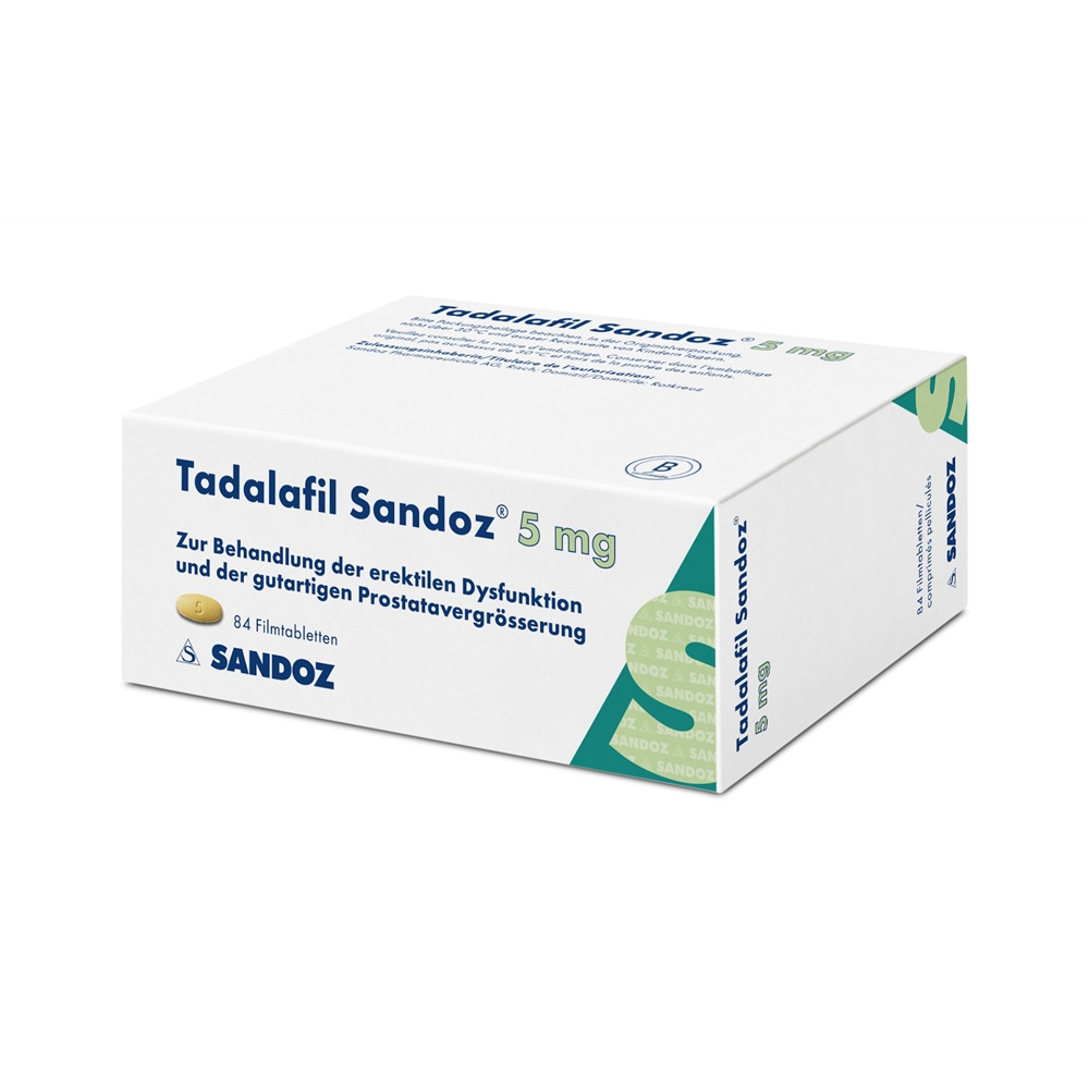 TADALAFIL Sandoz cpr pell 5 mg 84 pce