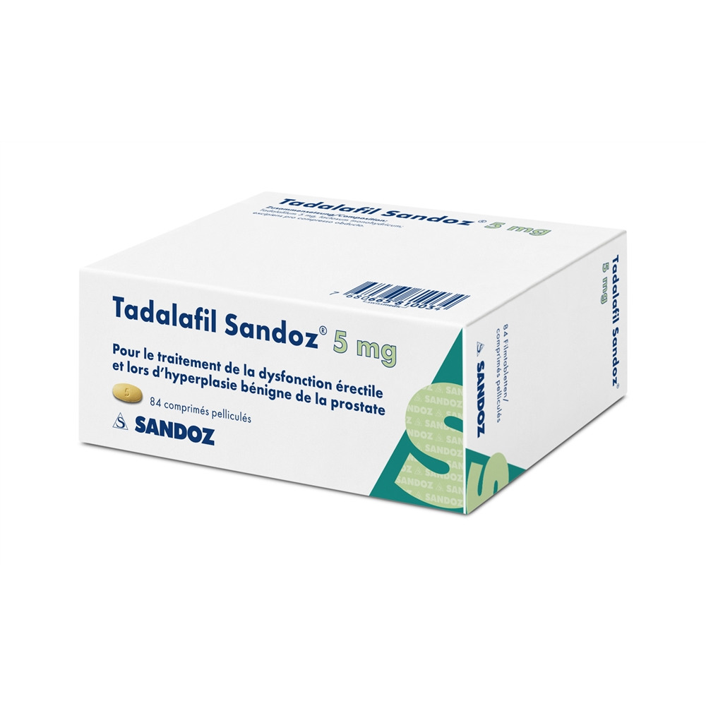 TADALAFIL Sandoz cpr pell 5 mg 84 pce