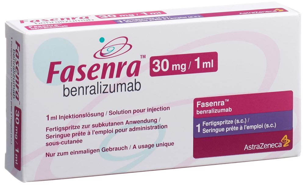 Fasenra 30 mg /1 ml, Injektionslösung in einer Fertigspritze